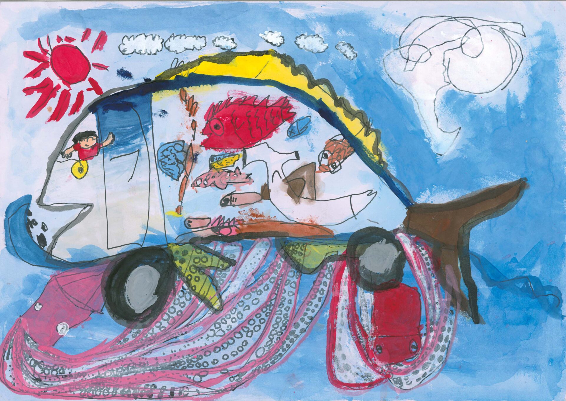 第6回わたしたちの夢のトラック「こんなトラックあったらいいな!」小学生絵画コンクール表彰式を開催