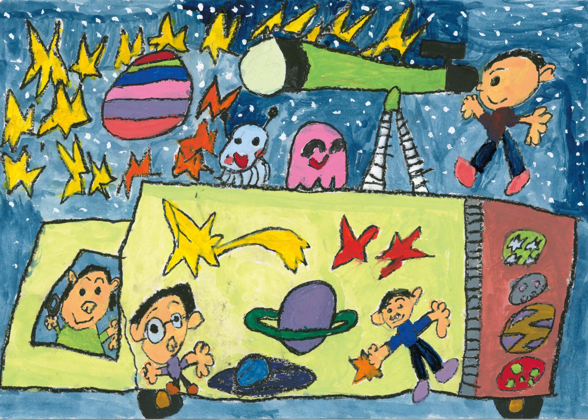 第6回わたしたちの夢のトラック「こんなトラックあったらいいな!」小学生絵画コンクール表彰式を開催