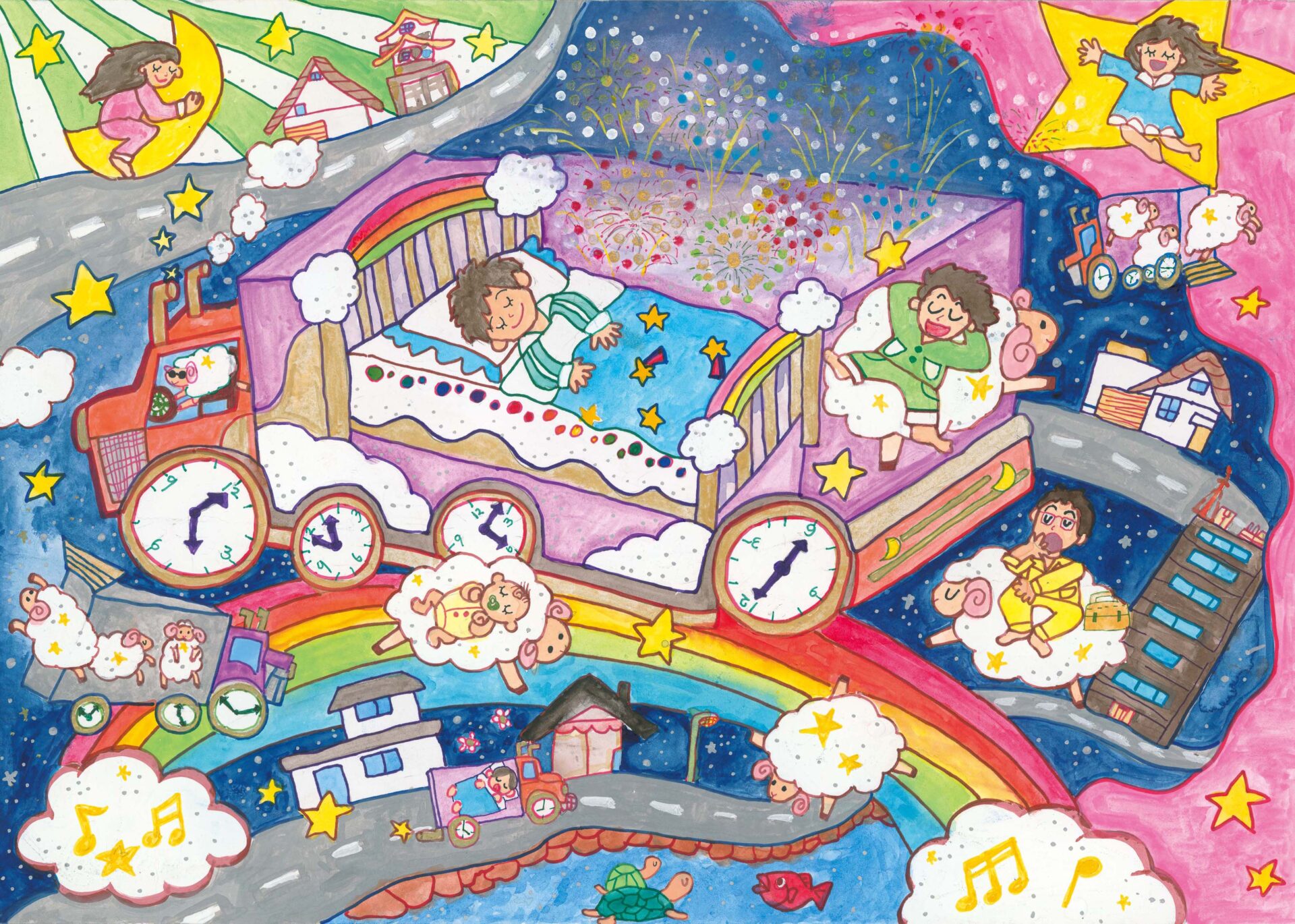 第6回わたしたちの夢のトラック「こんなトラックあったらいいな!」小学生絵画コンクール表彰式を開催