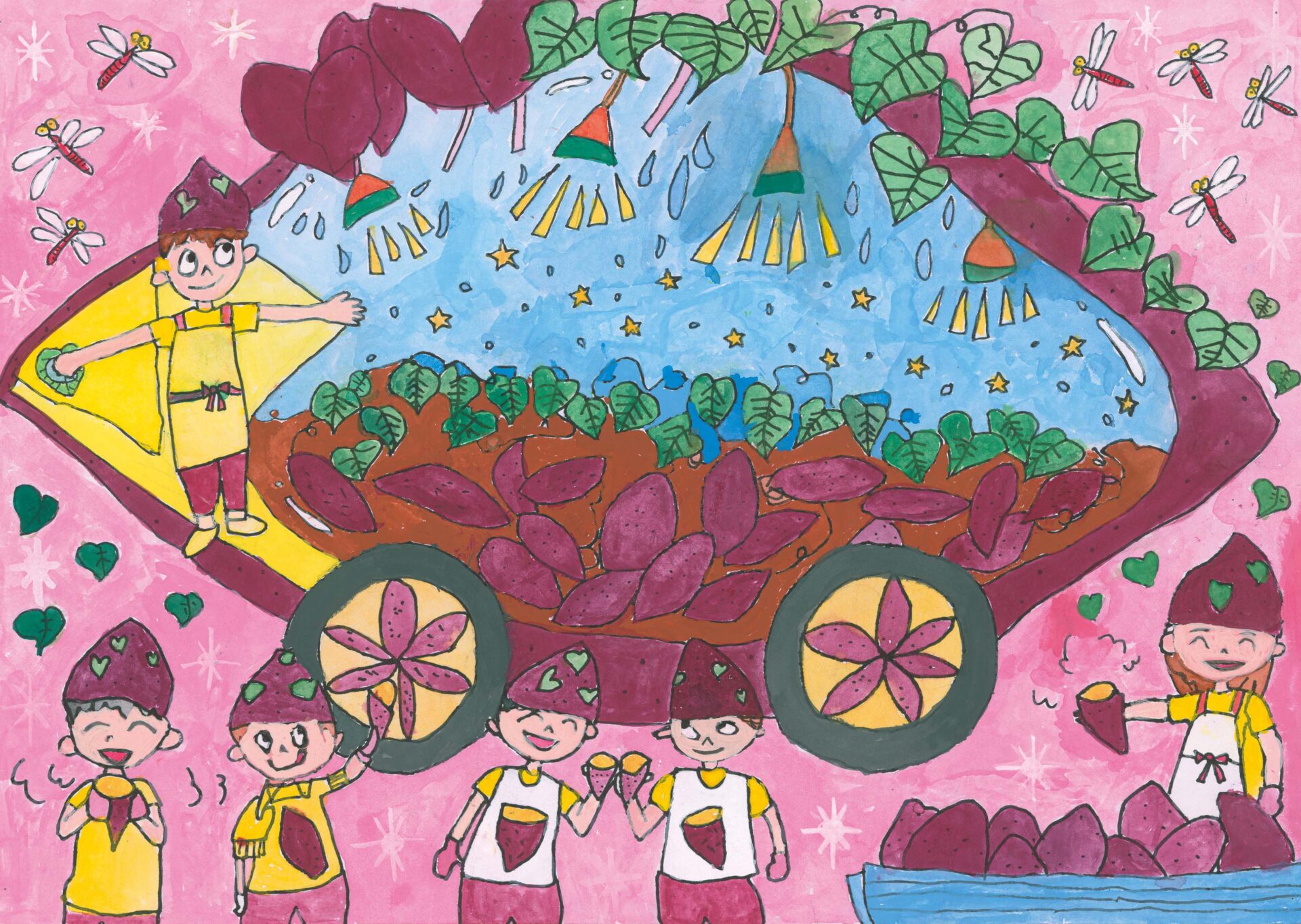 第6回わたしたちの夢のトラック「こんなトラックあったらいいな!」小学生絵画コンクール表彰式を開催